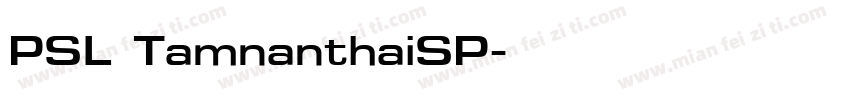 PSL TamnanthaiSP字体转换